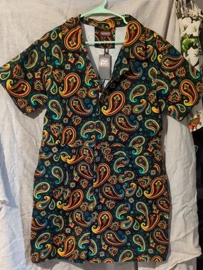 Run & Fly Neon Paisley Romper
